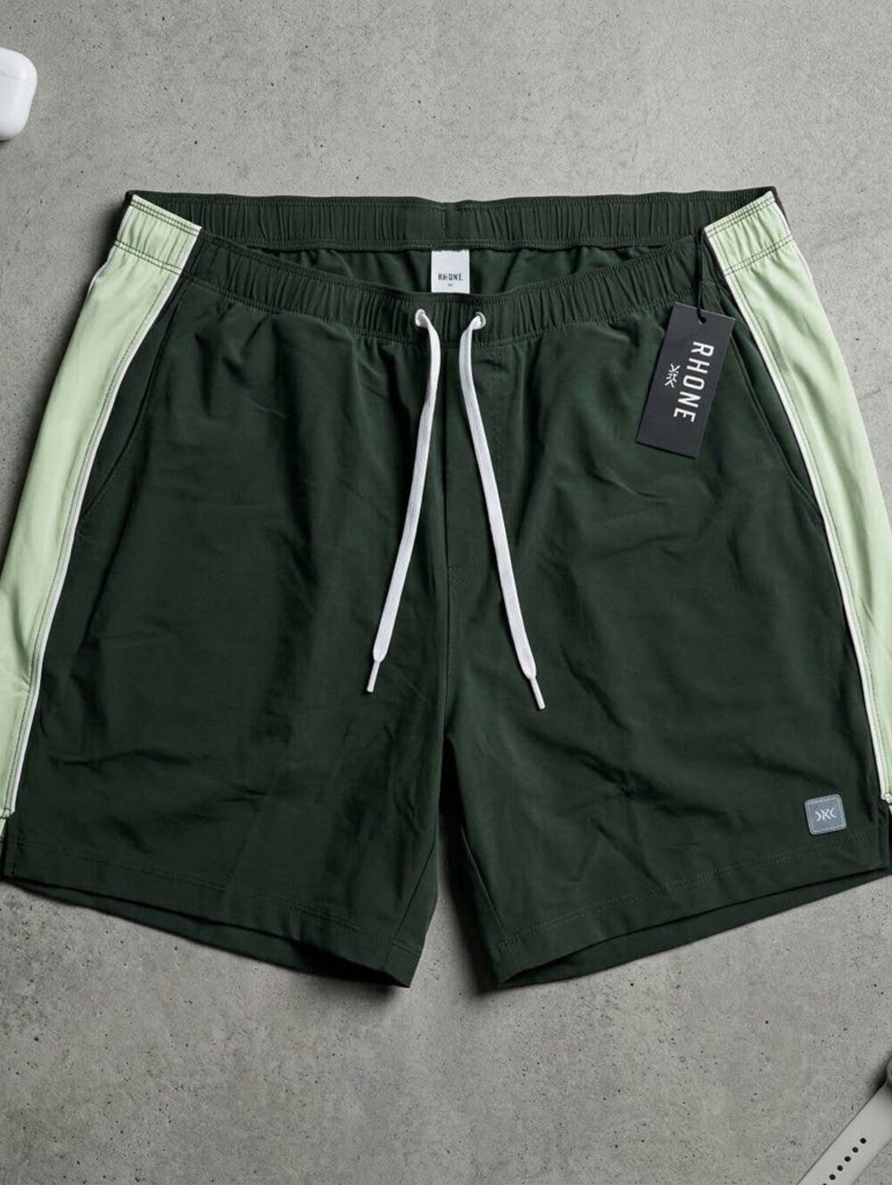 NWT Rhone Athletic Shorts Mens XXL Olive Green Athleisure Quiet Luxury Gymcore